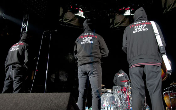 Red Hot Chili Peppers na koncerte v Tampa včera večer